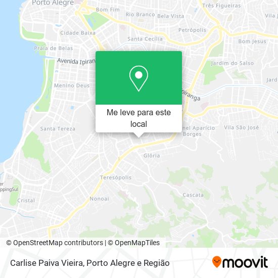 Carlise Paiva Vieira mapa