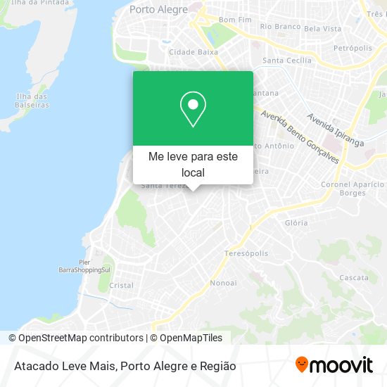 Atacado Leve Mais mapa