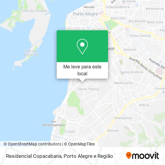 Residencial Copacabana mapa