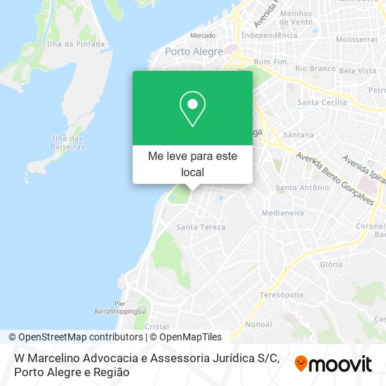W Marcelino Advocacia e Assessoria Jurídica S / C mapa