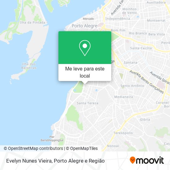 Evelyn Nunes Vieira mapa