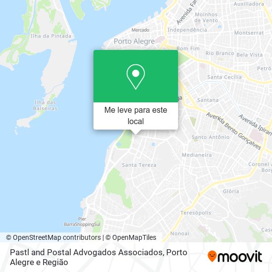 Pastl and Postal Advogados Associados mapa