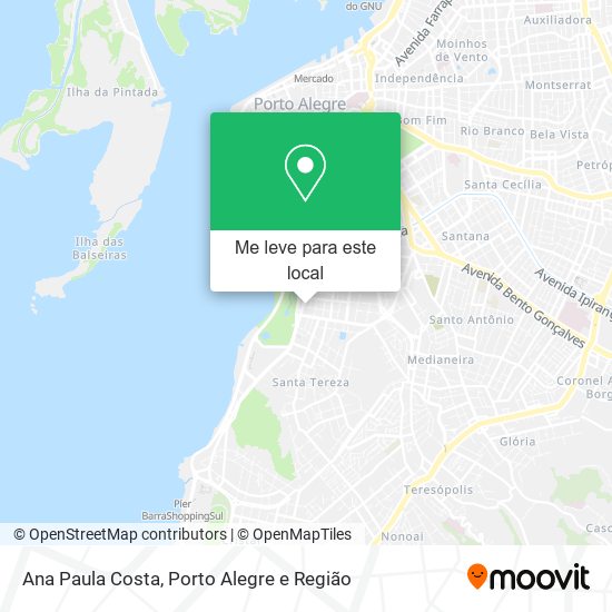 Ana Paula Costa mapa