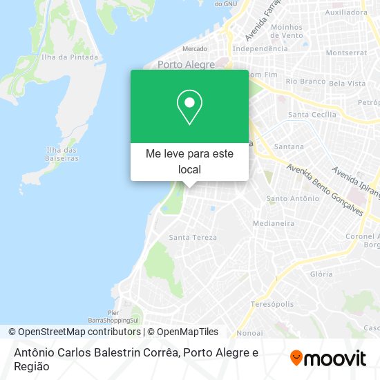 Antônio Carlos Balestrin Corrêa mapa