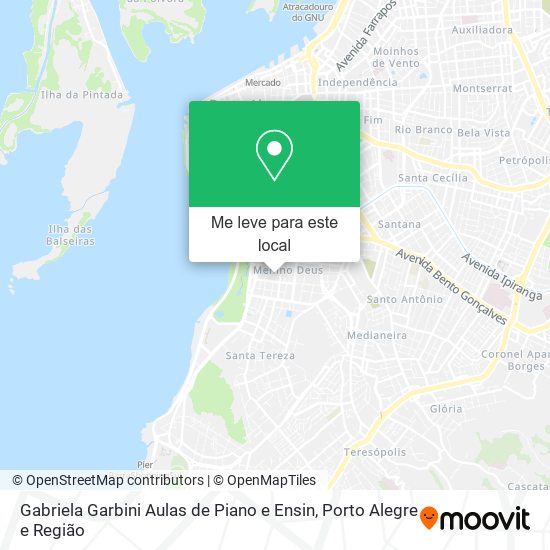 Gabriela Garbini Aulas de Piano e Ensin mapa