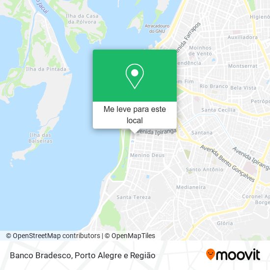 Banco Bradesco mapa