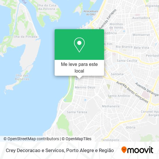 Crey Decoracao e Servicos mapa