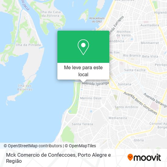 Mck Comercio de Confeccoes mapa