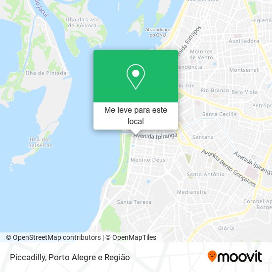 Piccadilly mapa