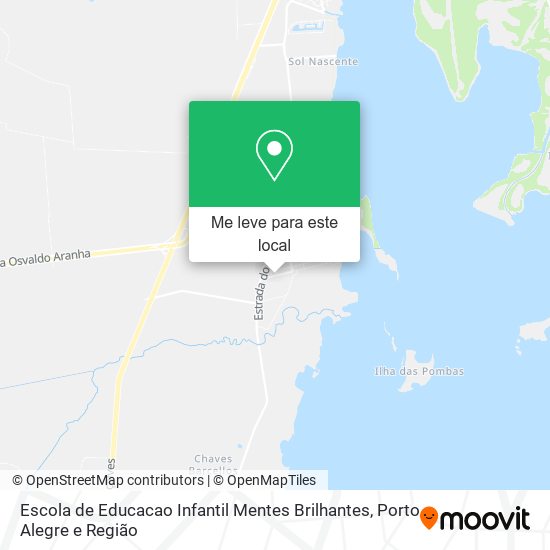 Escola de Educacao Infantil Mentes Brilhantes mapa