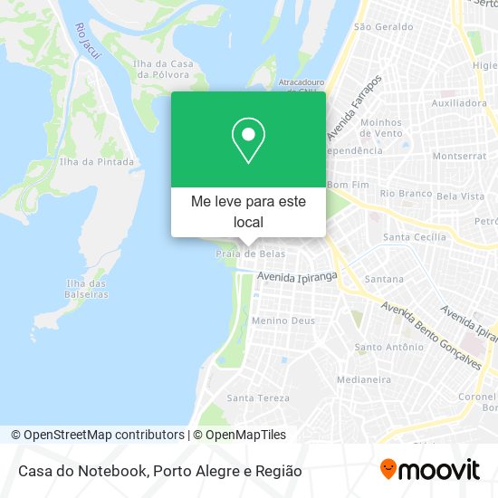 Casa do Notebook mapa