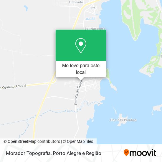 Morador Topografia mapa