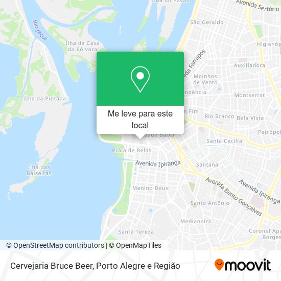 Cervejaria Bruce Beer mapa