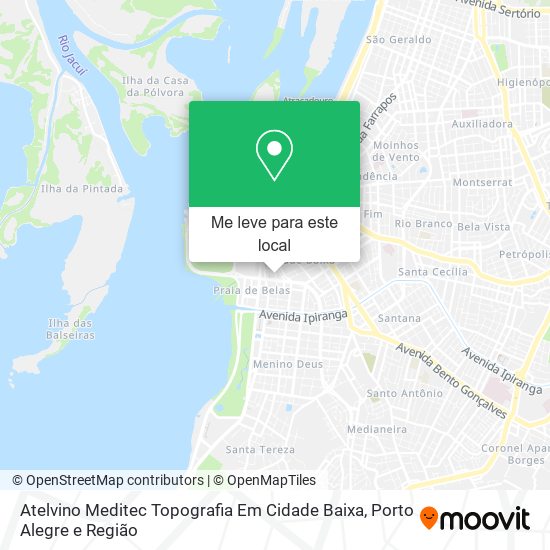 Atelvino Meditec Topografia Em Cidade Baixa mapa