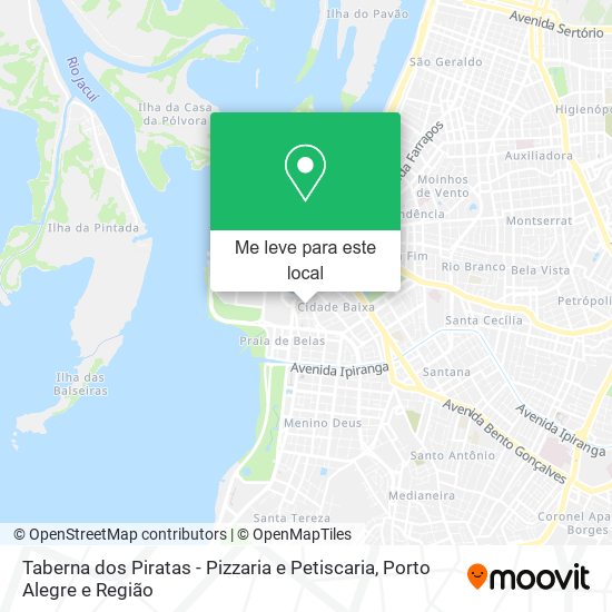 Taberna dos Piratas - Pizzaria e Petiscaria mapa