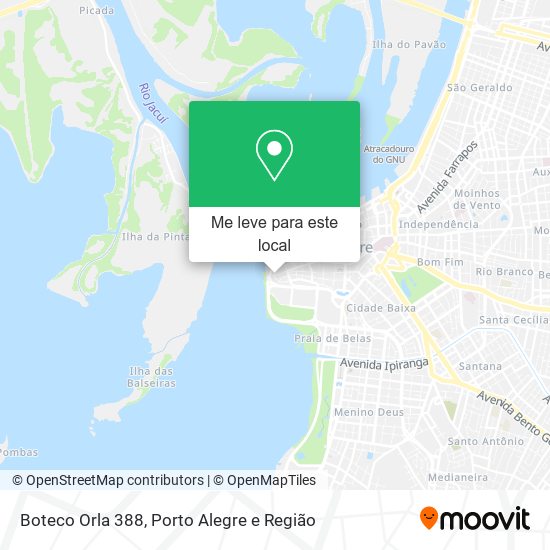 Boteco Orla 388 mapa