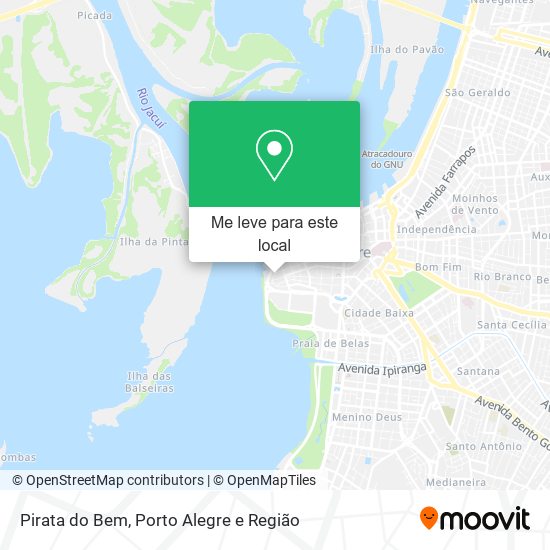 Pirata do Bem mapa