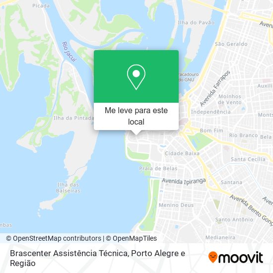 Brascenter Assistência Técnica mapa