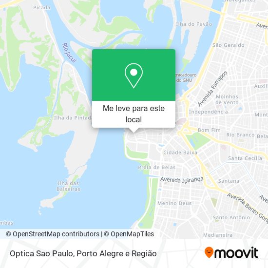 Optica Sao Paulo mapa
