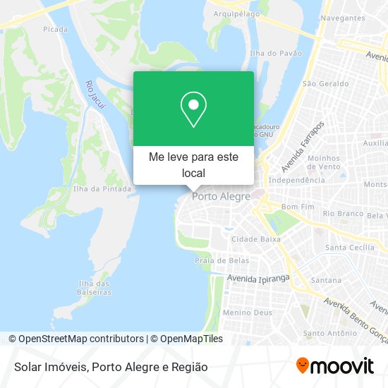 Solar Imóveis mapa