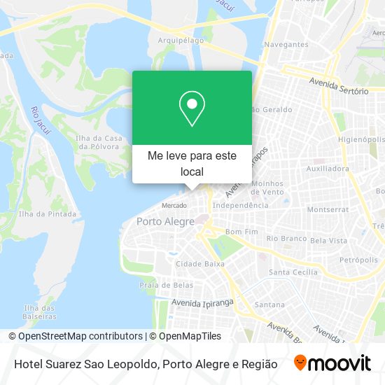 Hotel Suarez Sao Leopoldo mapa