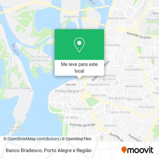 Banco Bradesco mapa