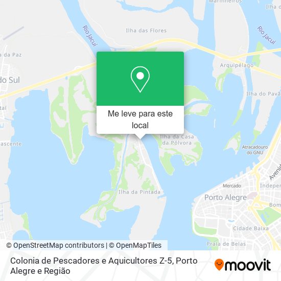 Colonia de Pescadores e Aquicultores Z-5 mapa