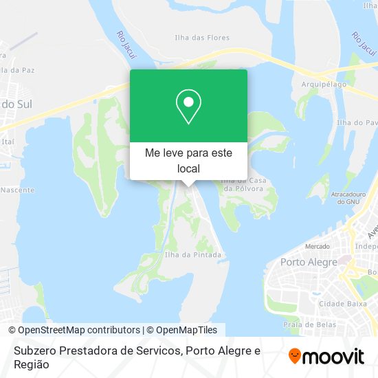 Subzero Prestadora de Servicos mapa