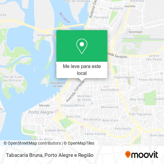 Tabacaria Bruna mapa