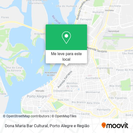 Dona Maria Bar Cultural mapa