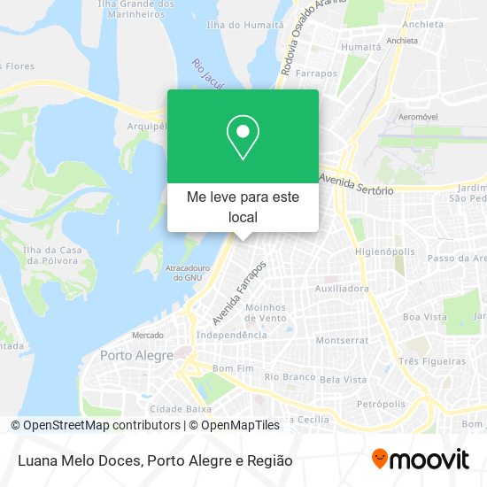 Luana Melo Doces mapa