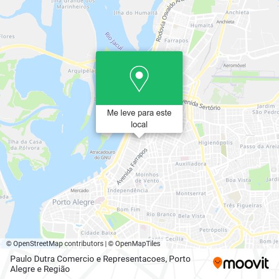 Paulo Dutra Comercio e Representacoes mapa