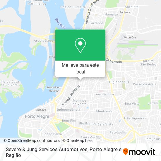 Severo & Jung Servicos Automotivos mapa