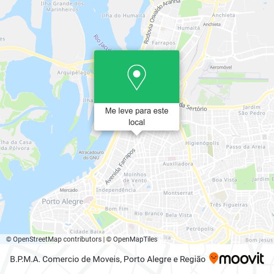 B.P.M.A. Comercio de Moveis mapa