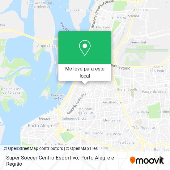 Super Soccer Centro Esportivo mapa
