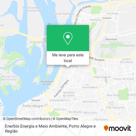 Enerbio Energia e Meio Ambiente mapa