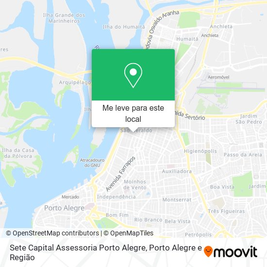 Sete Capital Assessoria Porto Alegre mapa