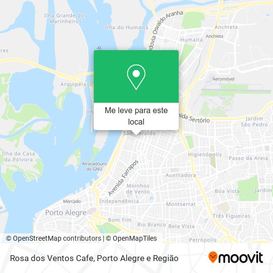 Rosa dos Ventos Cafe mapa