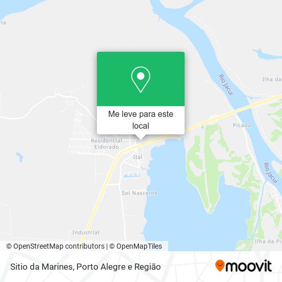 Sitio da Marines mapa