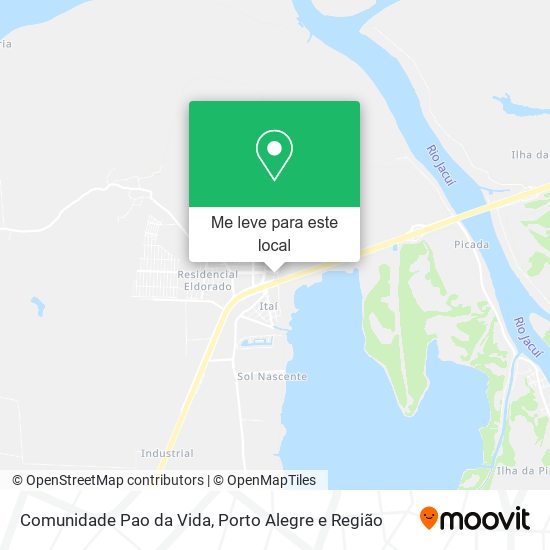 Comunidade Pao da Vida mapa