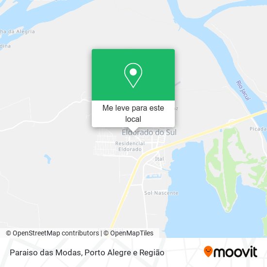 Paraiso das Modas mapa