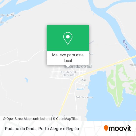 Padaria da Dinda mapa