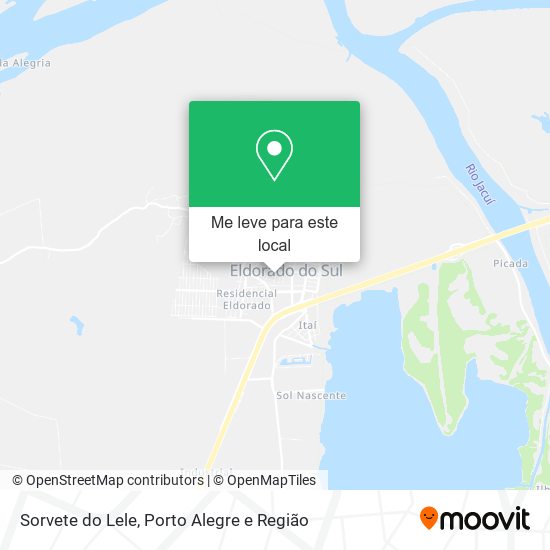 Sorvete do Lele mapa