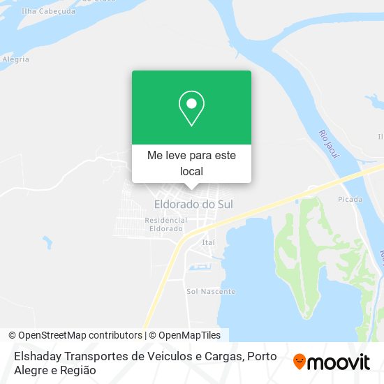 Elshaday Transportes de Veiculos e Cargas mapa