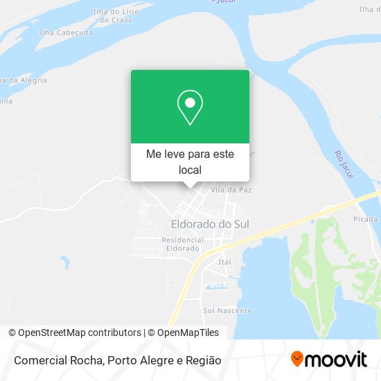 Comercial Rocha mapa