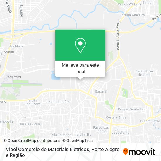 Vipel Comercio de Materiais Eletricos mapa