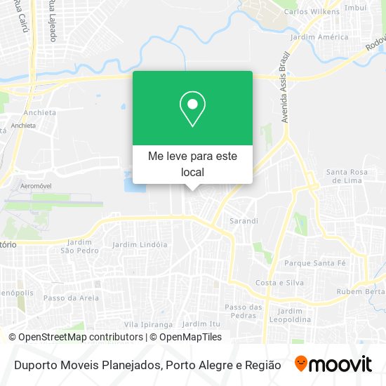 Duporto Moveis Planejados mapa