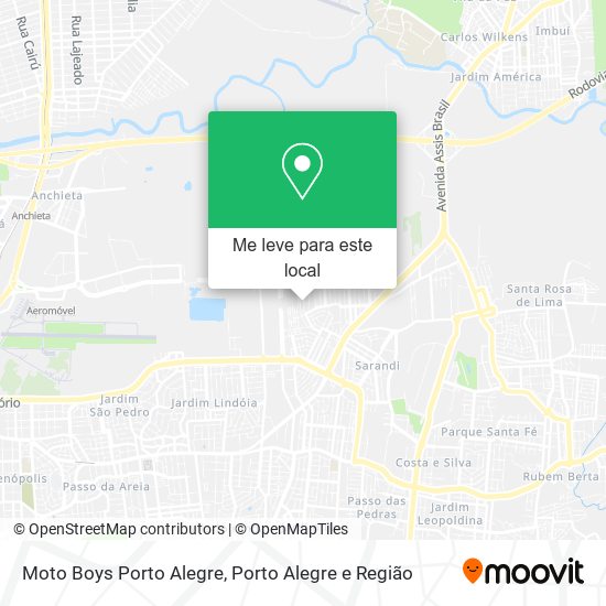 Moto Boys Porto Alegre mapa