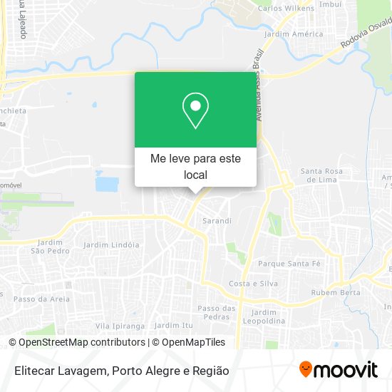 Elitecar Lavagem mapa