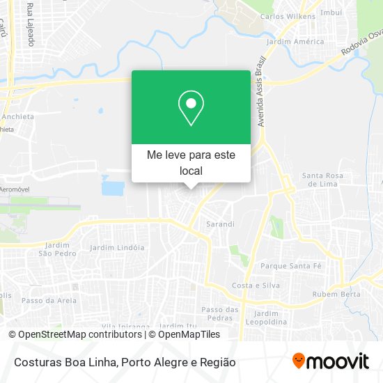 Costuras Boa Linha mapa